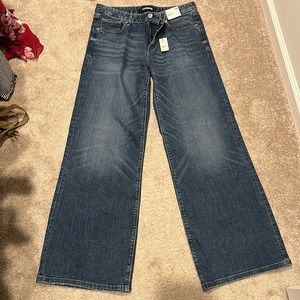NWT Wide leg express jeans 10R low rise